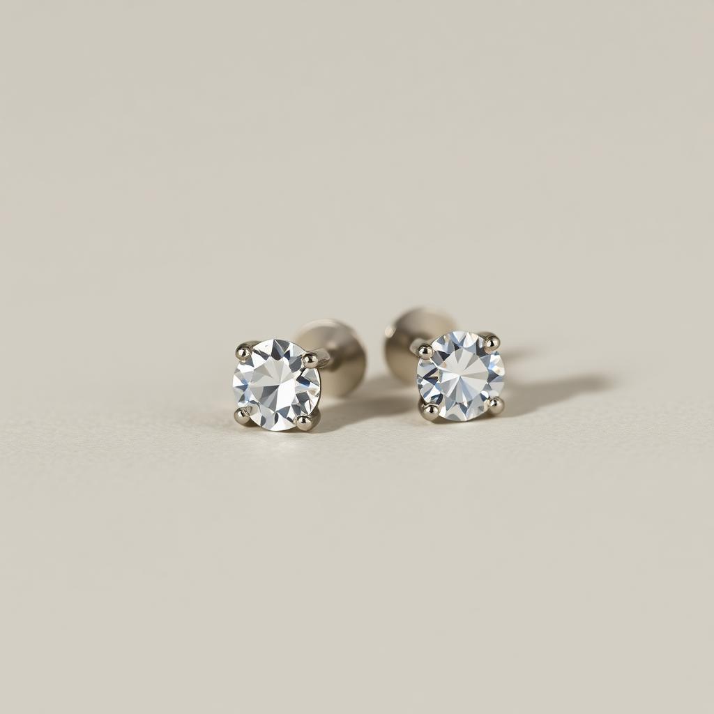 Pair of diamond studs