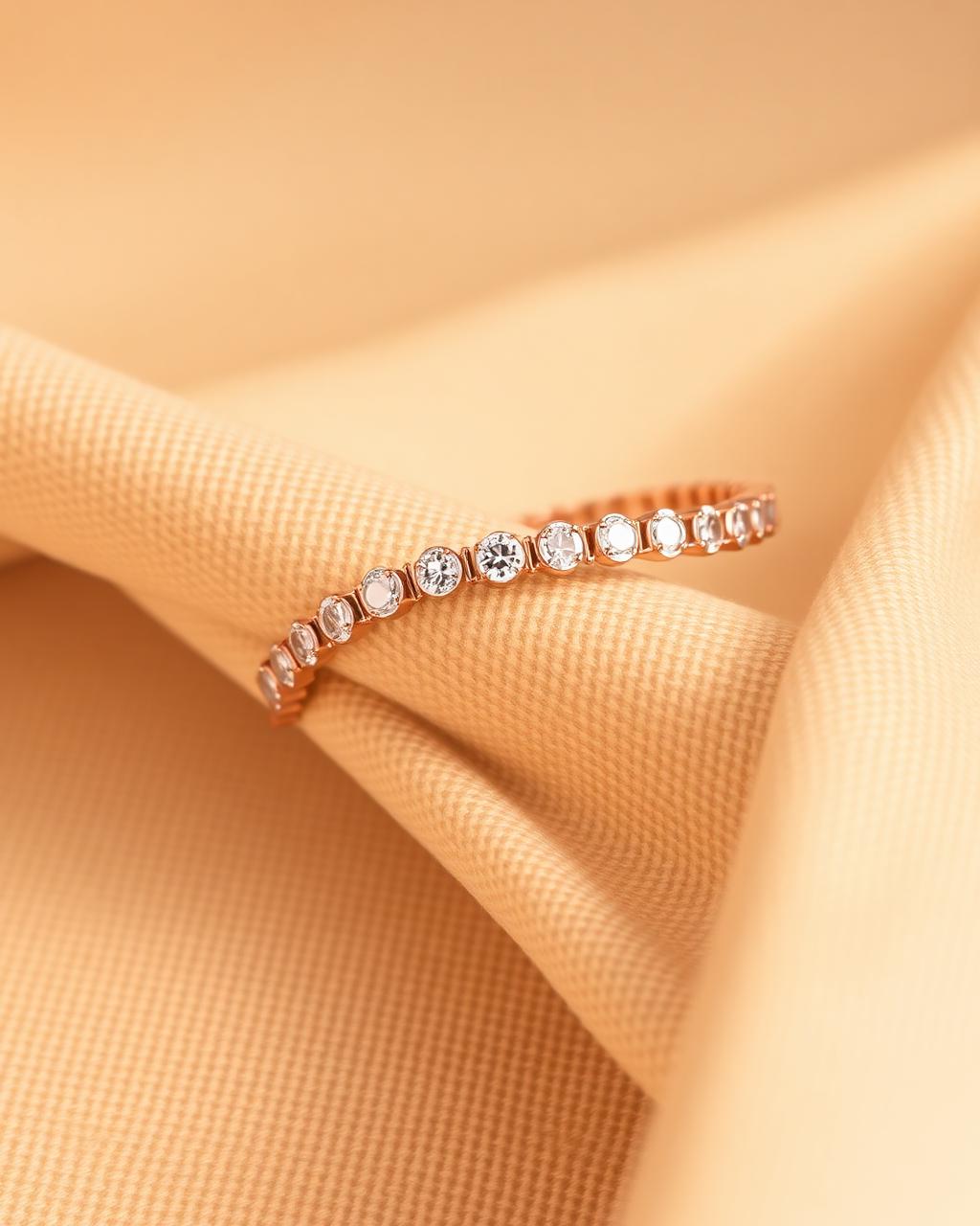Rose Gold Tennis Bracelet