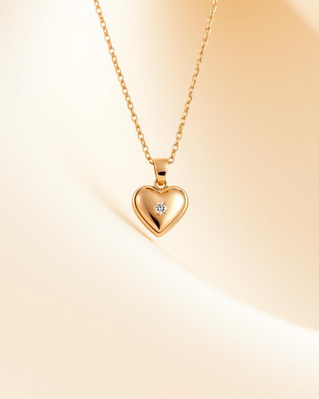 Gold Heart Locket
