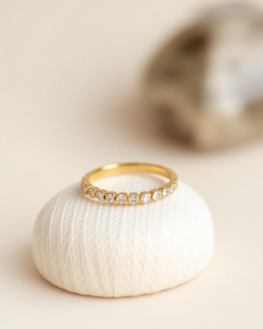 Yellow Gold Eternity Band