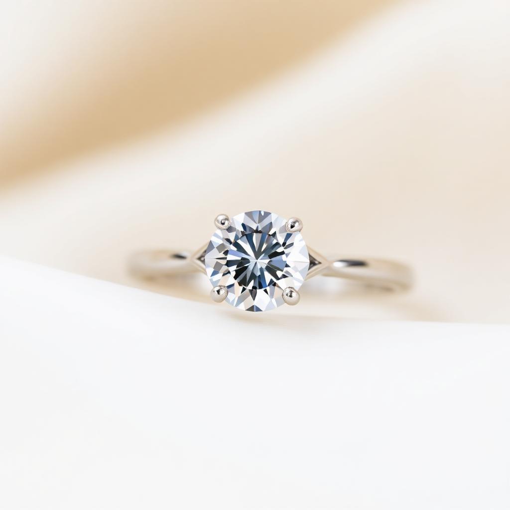 Lab-grown solitaire