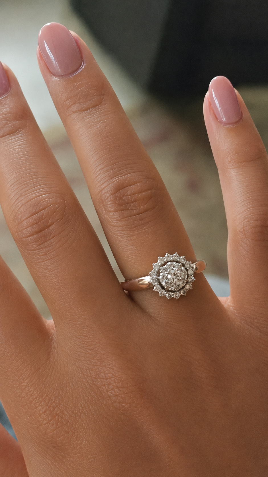 Custom diamond ring