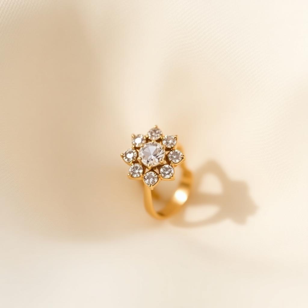 Vintage cluster ring